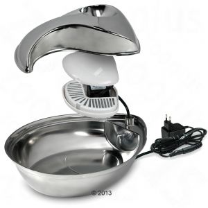 Fontaine à eau Raindrop en inox pour chat et petit chien 2 sur laVieDesChats.com