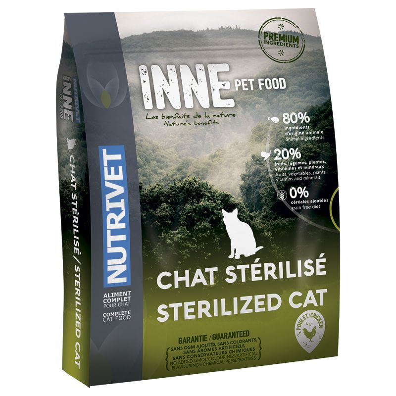 croquettes nutrivet pour chat stérilisé