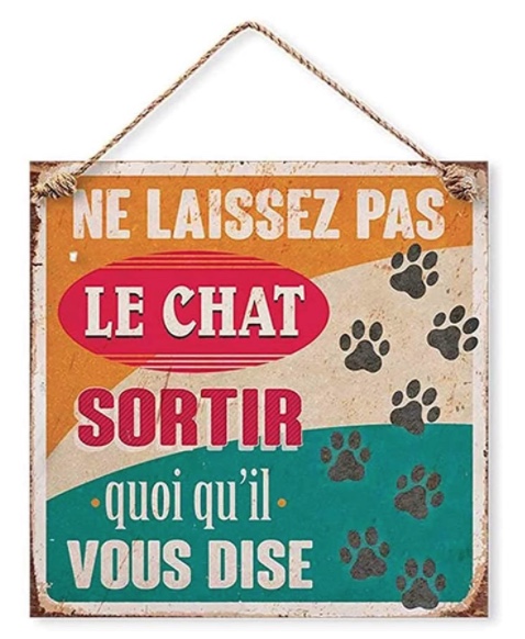 pancarte chat anti evasion